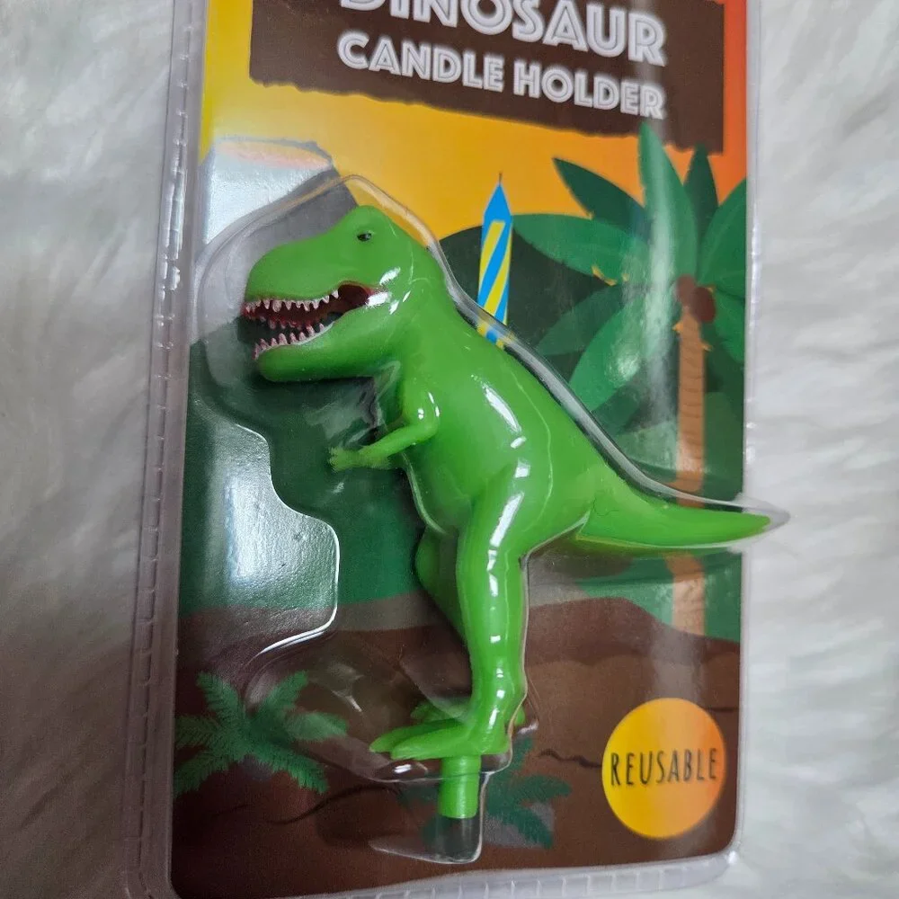 NPW Dinosaur Figural Candle Holder